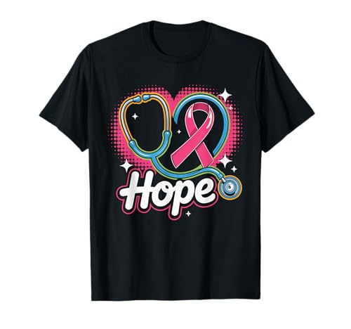 Rosa Stethoskop Krankenschwester Medizinisches Brustkrebs-Bewusstsein Frauen T-Shirt von Fight Cancer