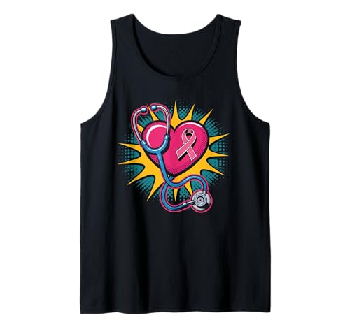 Rosa Stethoskop Krankenschwester Medizinisches Brustkrebs-Bewusstsein Frauen Tank Top von Fight Cancer