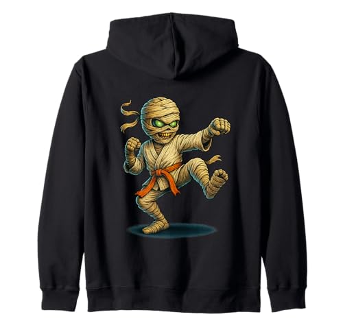Halloween Mama Karate Kapuzenjacke Halloween Mama Karate Kapuzenjacke von Fighting Sports Halloween Apparel Co