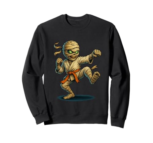 Halloween Mama Karate Sweatshirt Halloween Mama Karate Sweatshirt von Fighting Sports Halloween Apparel Co