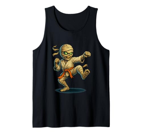 Halloween Mama Karate Tank Top Halloween Mama Karate Tank Top von Fighting Sports Halloween Apparel Co