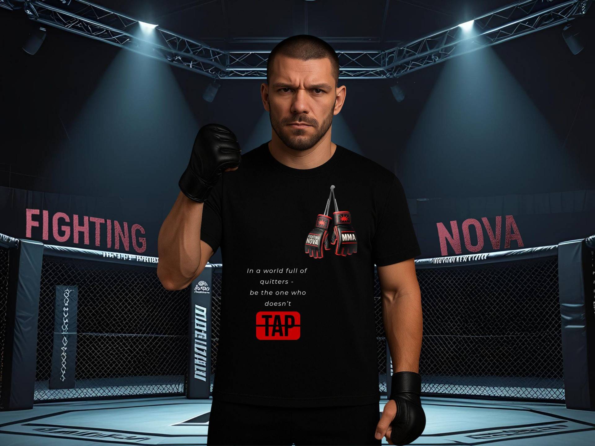 mma T-Shirt "In A World Full Of Quitters" mma T-Shirt "In A World Full Of Quitters" von FightingNovaShop