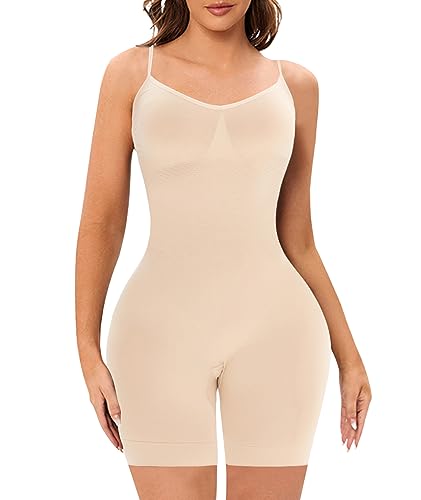 Figninget Bauchweg Body Damen Bodysuit Shapewear Shape Up Bodysuit Shapewear Für Damen Shaping Body Damen Bodysuit Body Shapewear Shaping Body Body Shapewear Shapewear Damen-Hautfarbe von Figninget