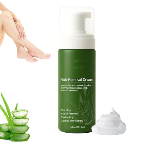 Man Hair Removal Cream,Quick & Gentle No-Shave Hair Removal Spray,Pain-Free Intimate HairRemoval Spray,Gentle Fast-Acting Hair Remover Mousse for Face and Body,Moisturizing & Non-sticky (1) von Figskey