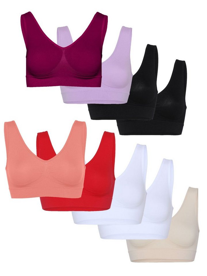 Figur Body Set: Bustier Bustier-Form elastisch (Set, unterschiedl. Farben) bügellos mit nahtloser Verarbeitung mit nahtloser Verarbeitung von Figur Body