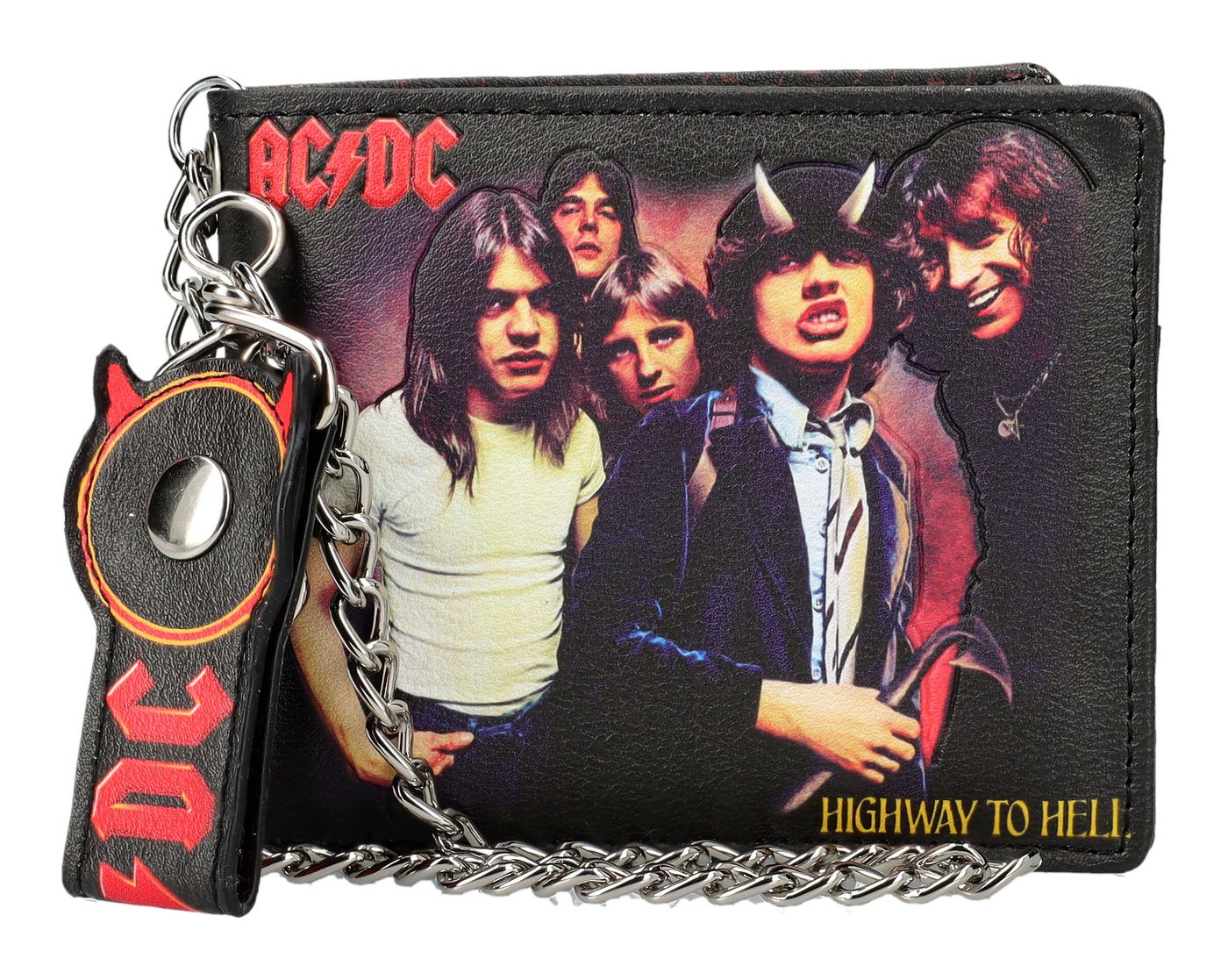 Figuren Shop GmbH Geldbörse AC/DC Geldbeutel – Highway to Hell Fanartikel Geldbörse mit Kette Figuren Shop GmbH Geldbörse AC/DC Geldbeutel – Highway to Hell Fanartikel Geldbörse mit Kette von Figuren Shop GmbH