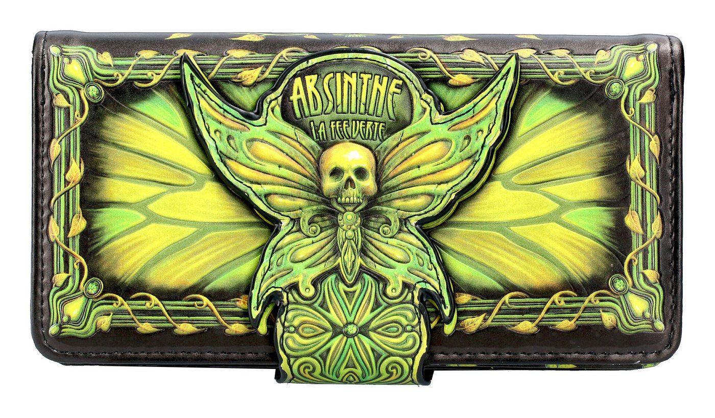 Figuren Shop GmbH Geldbörse Geldbörse - Absinthe La Fee Verte - Fantasy Gothic von Figuren Shop GmbH