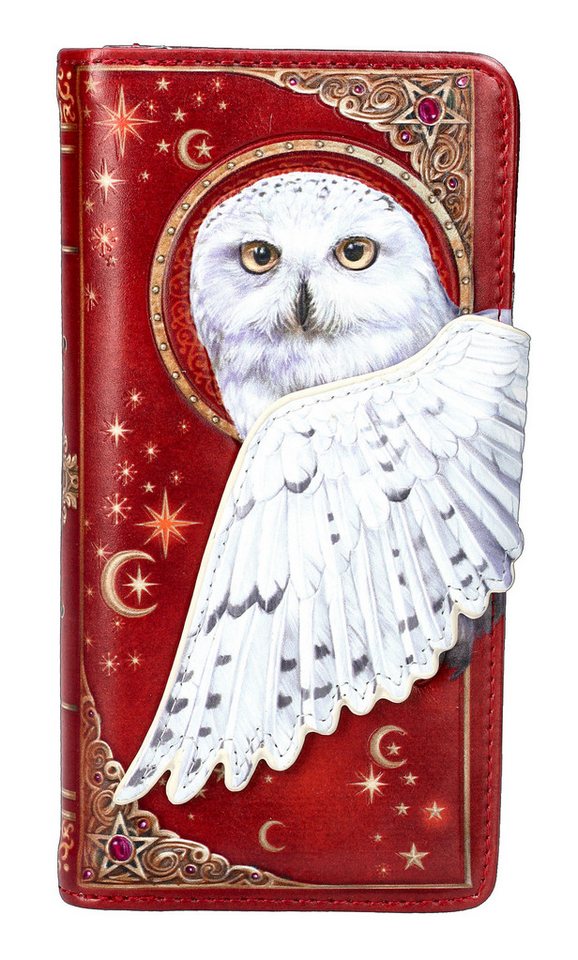 Figuren Shop GmbH Geldbörse Geldbörse - Magische Eule - Fantasy Geldbeutel von Figuren Shop GmbH