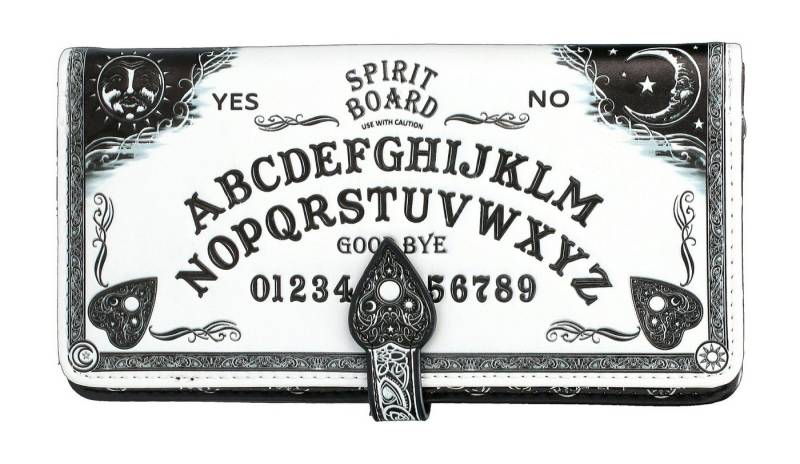 Figuren Shop GmbH Geldbörse Geldbörse - Weißes Witchboard - Nemesis Now - Gothic Geldbeutel von Figuren Shop GmbH