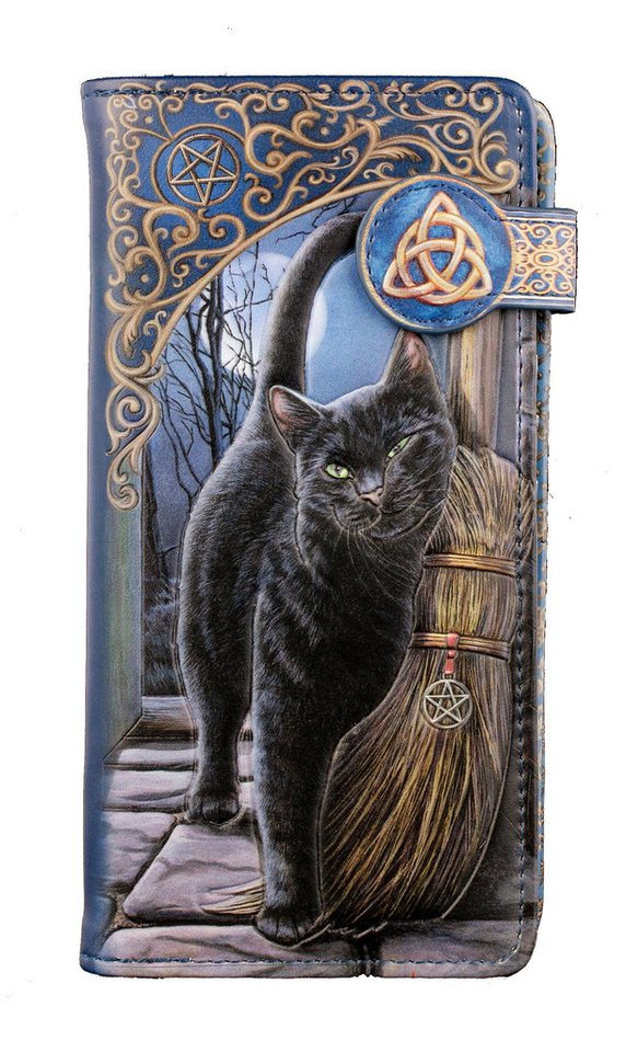 Figuren Shop GmbH Geldbörse Geldbörse mit Katze - A Brush with Magic - geprägt Lisa Parker Fantasy von Figuren Shop GmbH