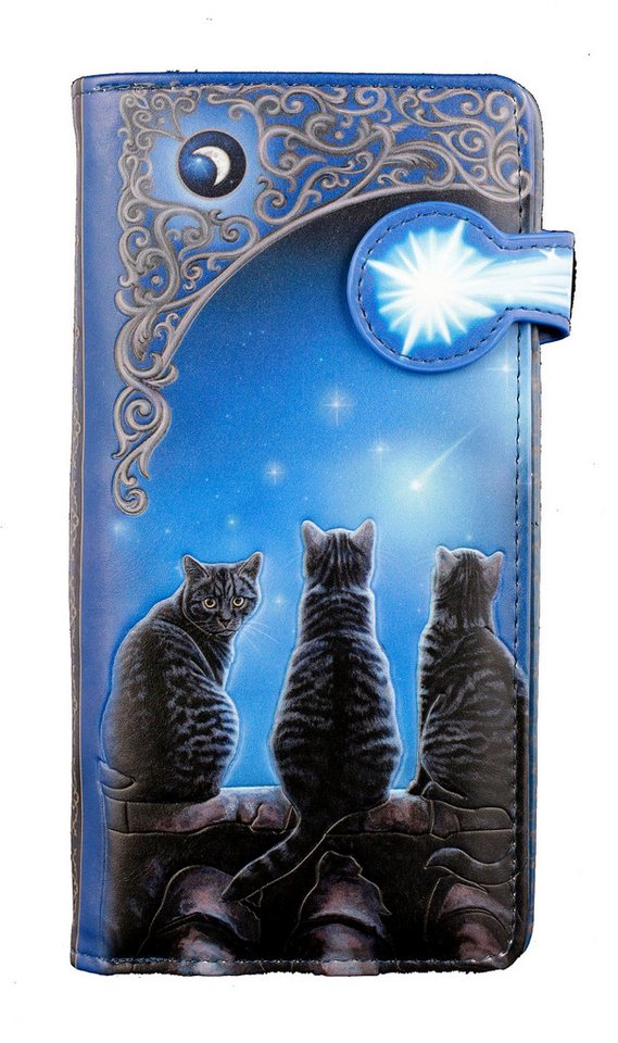 Figuren Shop GmbH Geldbörse Geldbörse mit Katzen - Wish Upon A Star - geprägt - Lisa Parker Tier von Figuren Shop GmbH