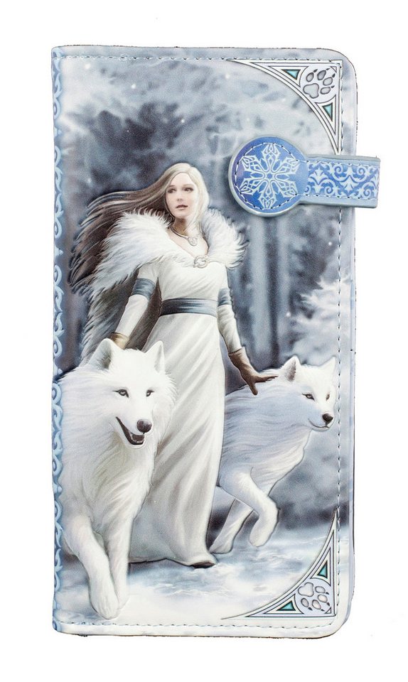 Figuren Shop GmbH Geldbörse Geldbörse mit Wölfen - Winter Guardians - geprägt Anne Stokes Fantasy von Figuren Shop GmbH
