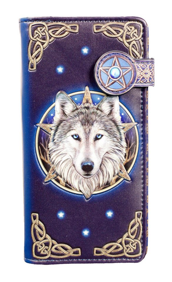 Figuren Shop GmbH Geldbörse Geldbörse mit Wolf - The Wild One - Lisa Parker - Fantasy Tier Motiv von Figuren Shop GmbH