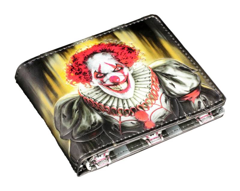 Figuren Shop GmbH Geldbörse Herren Geldbeutel - Evil Clown - James Ryman Fantasy von Figuren Shop GmbH