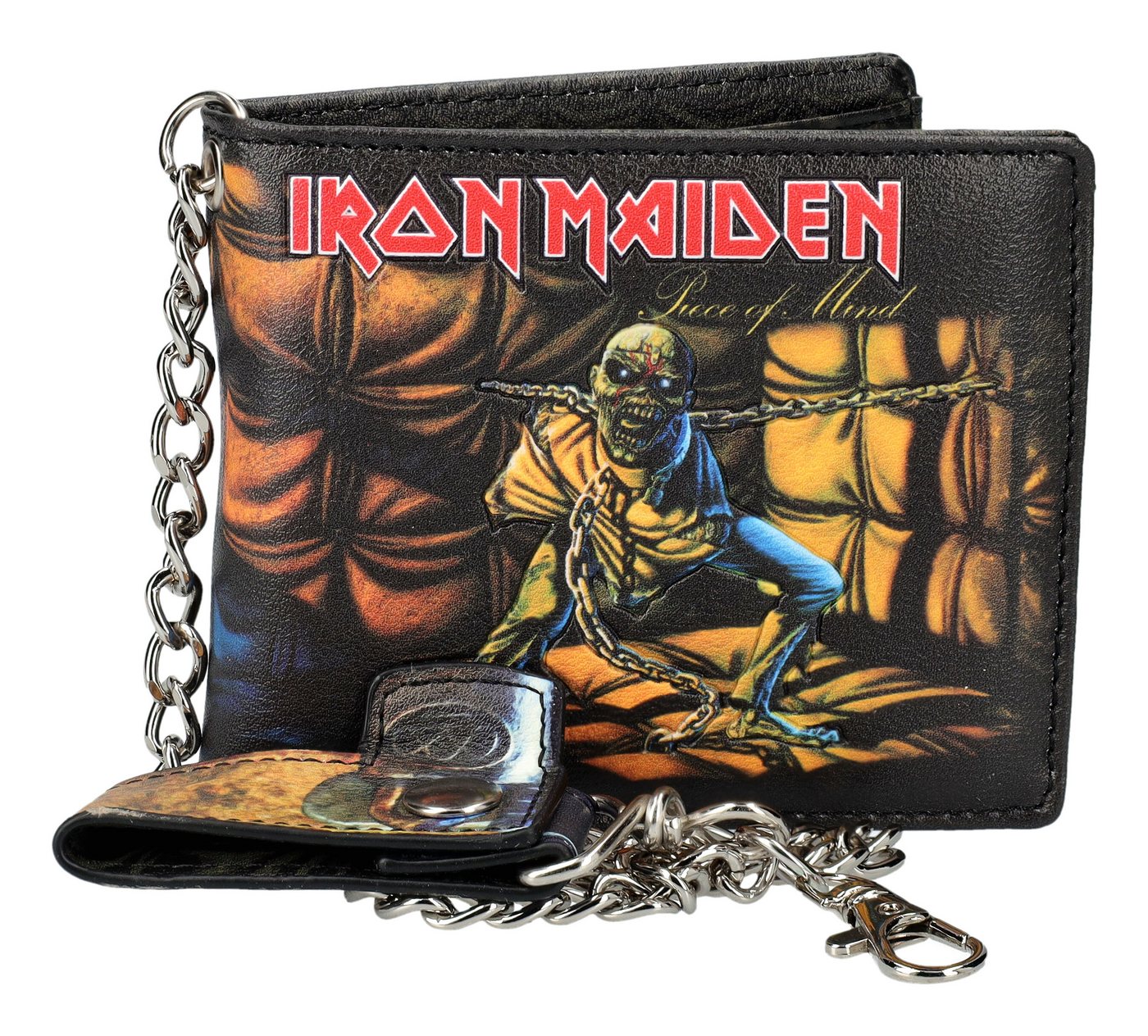 Figuren Shop GmbH Geldbörse Iron Maiden Geldbeutel – Eddie in Ketten Fan Wallet mit Kette 9,5 cm Figuren Shop GmbH Geldbörse Iron Maiden Geldbeutel – Eddie in Ketten Fan Wallet mit Kette 9,5 cm von Figuren Shop GmbH