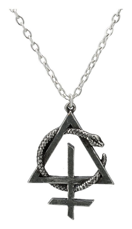 Figuren Shop GmbH Kette mit Anhänger Alchemy England Kette – Behemoth Opvs Contra Natvram Logo Schmuck 50cm von Figuren Shop GmbH