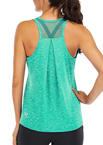 Fihapyli ICTIVE Workout-Tops für Damen, lockere Passform, Racerback, Tanktop für Damen, Netzstoff, rückenfrei, Muskel-Tank, Lauf-Tank-Tops, hellgrün, XX-Large Fihapyli ICTIVE Workout-Tops für Damen, lockere Passform, Racerback, Tanktop für Damen, Netzstoff, rückenfrei, Muskel-Tank, Lauf-Tank-Tops, hellgrün, XX-Large von Fihapyli