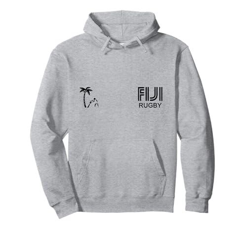 Herren Fidschi-Rugby-T-Shirt für Rugbyballspieler Pullover Hoodie von Fiji Rugby Shirt