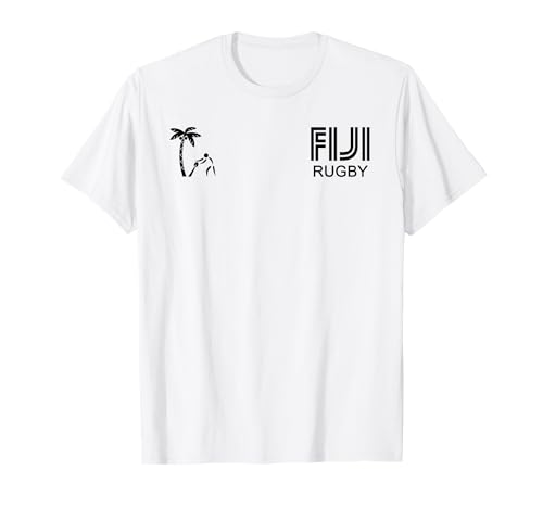 Herren Rugby-T-Shirt mit Fidschi-Motiv für Rugby-Ball-Spieler T-Shirt von Fiji Rugby Shirt