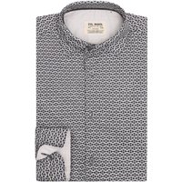 Fil Noir Gemustertes Freizeithemd mit Kentkragen, Shaped Fit in 41 von Fil Noir