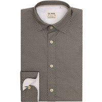 Fil Noir Gemustertes Hemd aus Baumwolle, Shaped Fit in 41 von Fil Noir