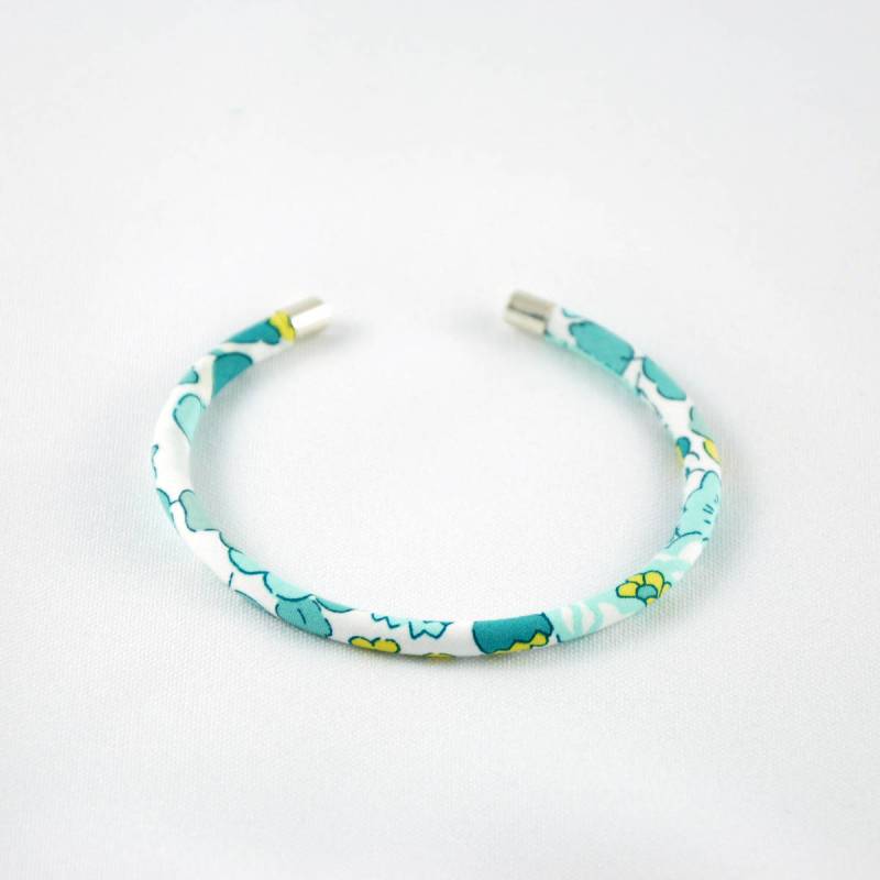 Armreif „Liberty Betsy Mint & Lemon" von FilGoodCreations