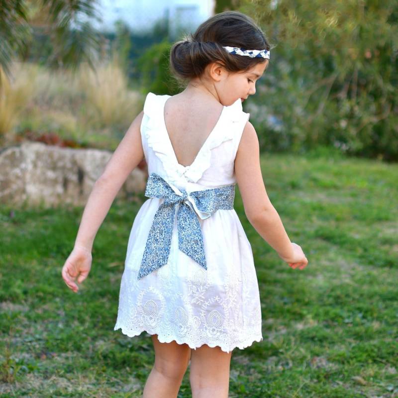 Gürtel Für Das Blaue Zeremonienkleid Von Liberty Katie Und Millie Damen, Mädchen, Kinder von FilGoodCreations