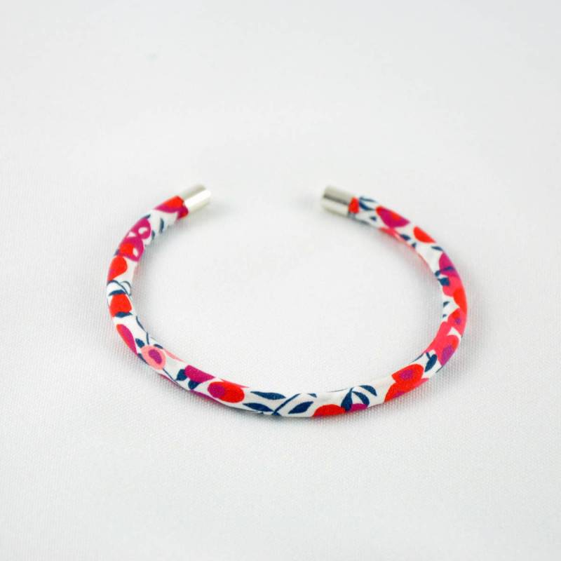 Roter Armreif Aus Liberty Wiltshire von FilGoodCreations