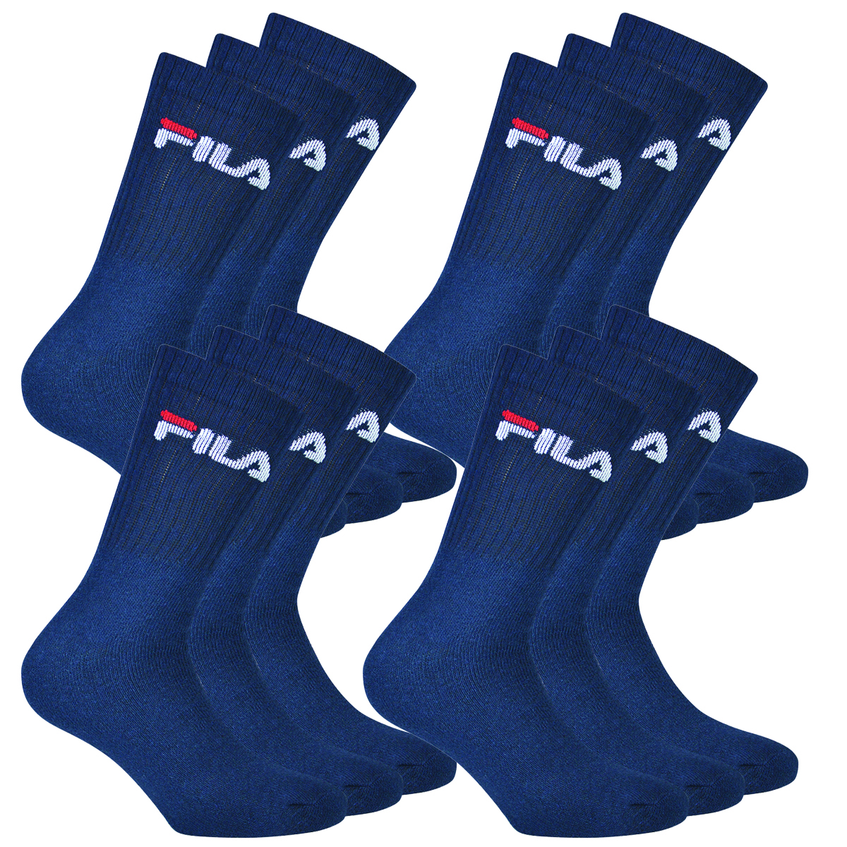 12 Paar Fila Herren Sportsocken Tennissocken Socken F9505 von Fila