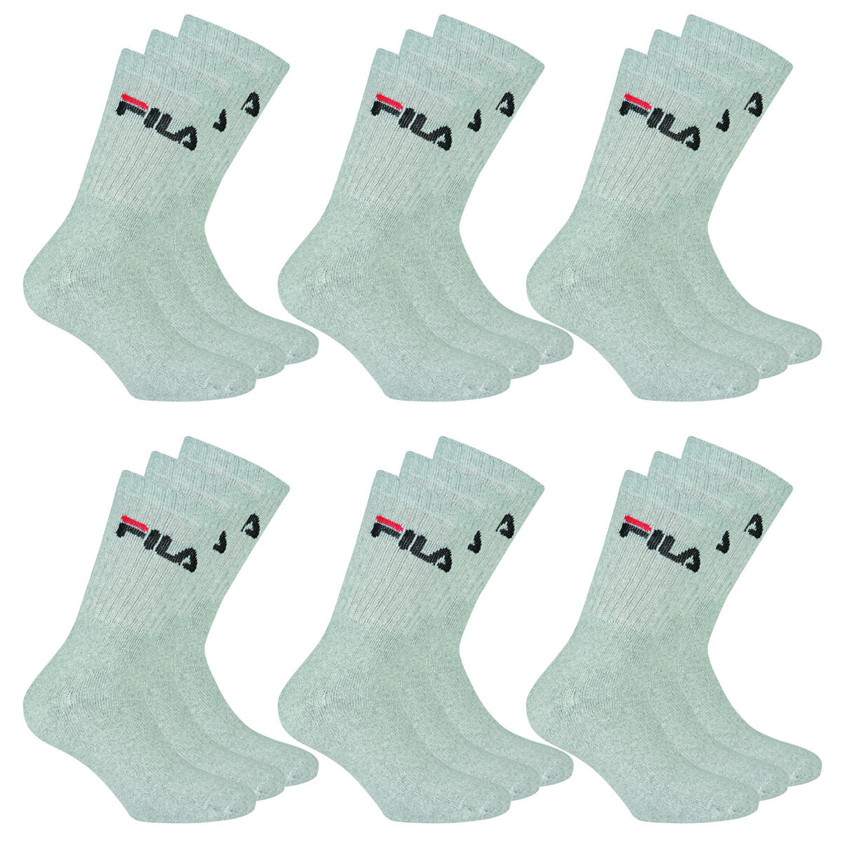 18 Paar Fila Herren Sportsocken Tennissocken Socken F9505 von Fila