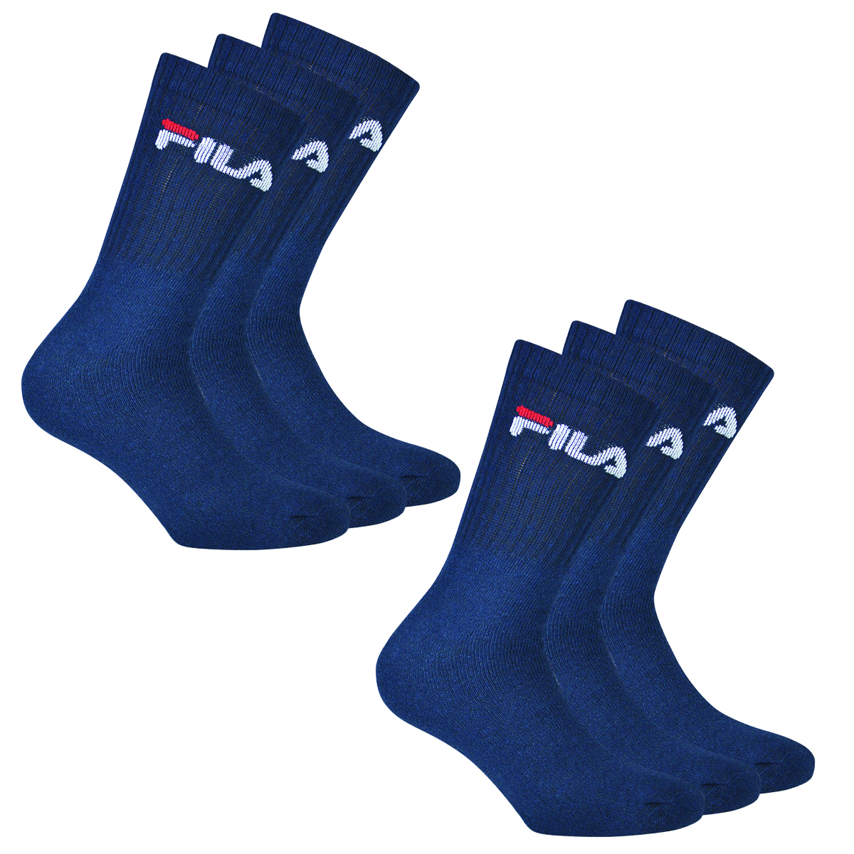 6 Paar Fila Herren Sportsocken Tennissocken Socken F9505 von Fila