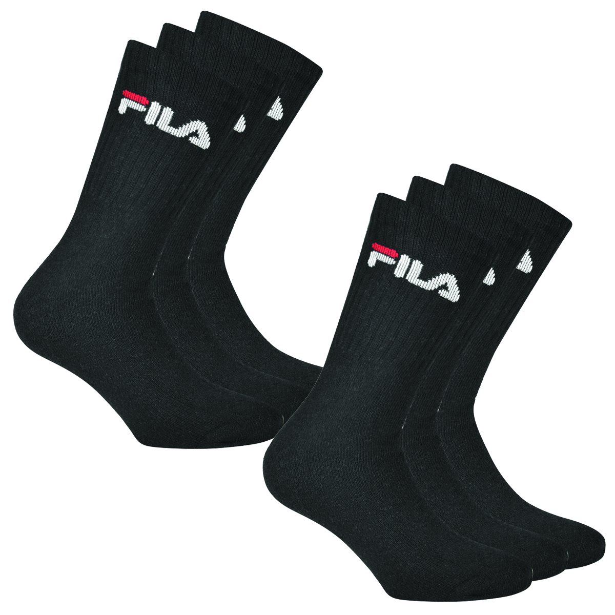 6 Paar Fila Herren Sportsocken Tennissocken Socken F9505 von Fila