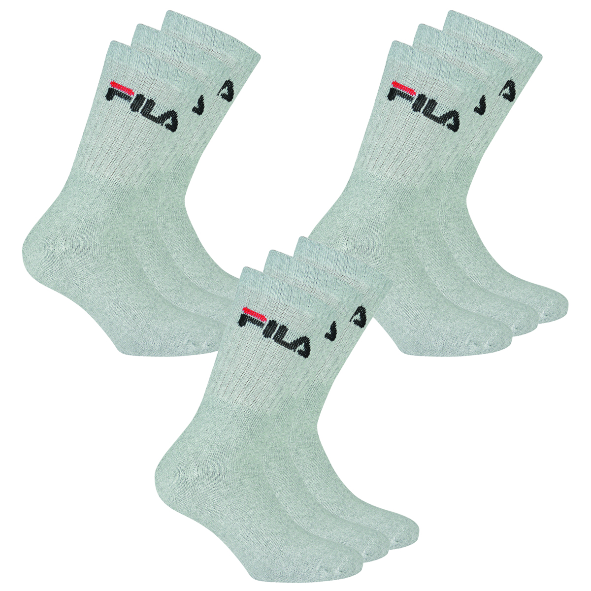 9 Paar Fila Herren Sportsocken Tennissocken Socken F9505 von Fila