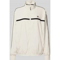 FILA Oversized Trainingsjacke mit Label-Stitching Modell 'SAN SIRO' in Offwhite, Größe L von Fila