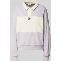 FILA Poloshirt mit Label-Stitching Modell 'LANGOGNE' in Flieder, Größe M FILA Poloshirt mit Label-Stitching Modell 'LANGOGNE' in Flieder, Größe M von Fila