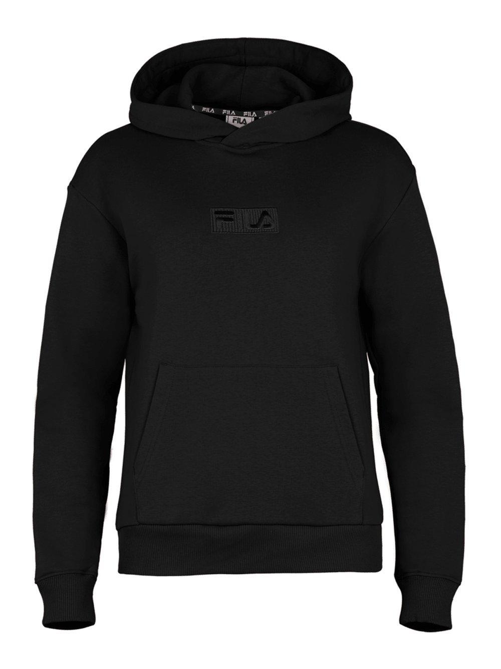 FILA Sweatshirt Damen Baumwolle Kapuze, schwarz von Fila