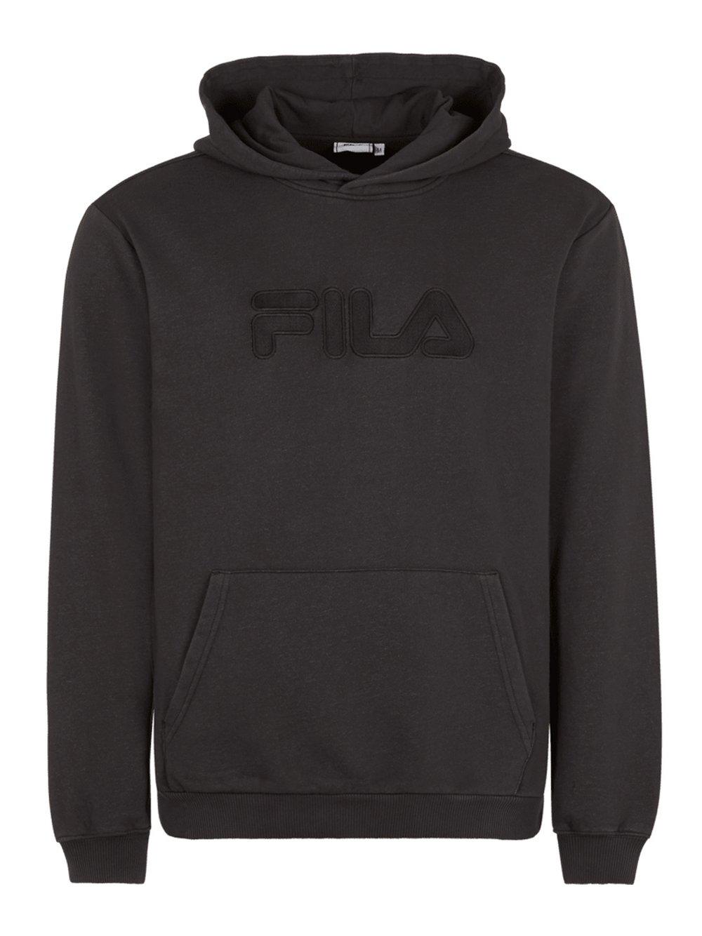 FILA Sweatshirt Herren Baumwolle Kapuze, schwarz von Fila