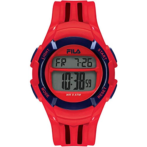 FILA Unisex-Armbanduhr Digital Quarz 38-048-102 FILACASUAL Rot Plastik von FILA