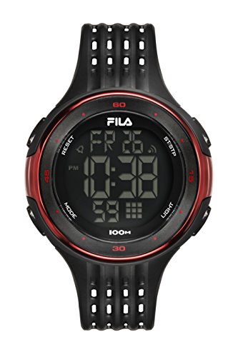 FILA Unisex-Armbanduhr Digital Quarz 38-093-001 FILACTIVE Schwarz Plastik von FILA