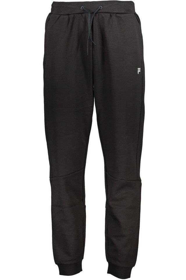 Fila 5-Pocket-Hose Herren-Sporthose Schwarz: Elastisch mit Kordelzug, Taschen & Logo von Fila