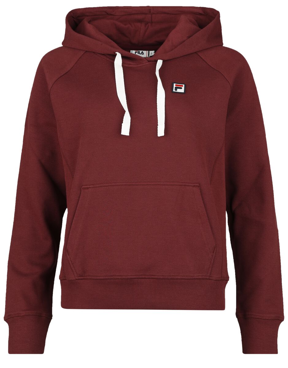 Fila BIBINJE Hoody Kapuzenpullover dunkelrot in M von Fila