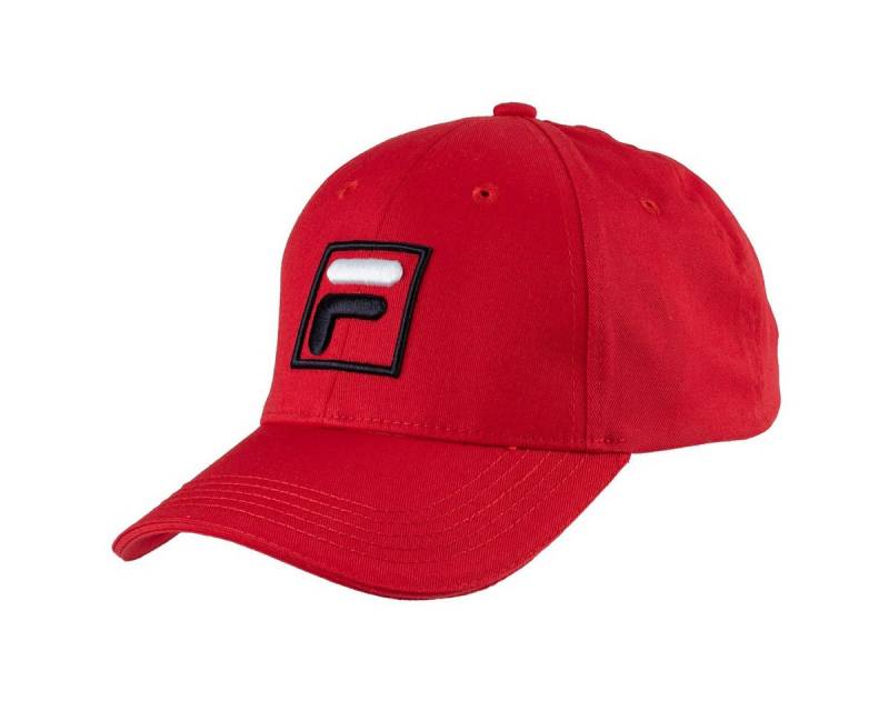 Fila Baseball Cap F-Box Logo Forze (Baumwolle) verstellbar rot - 1 Stück von Fila