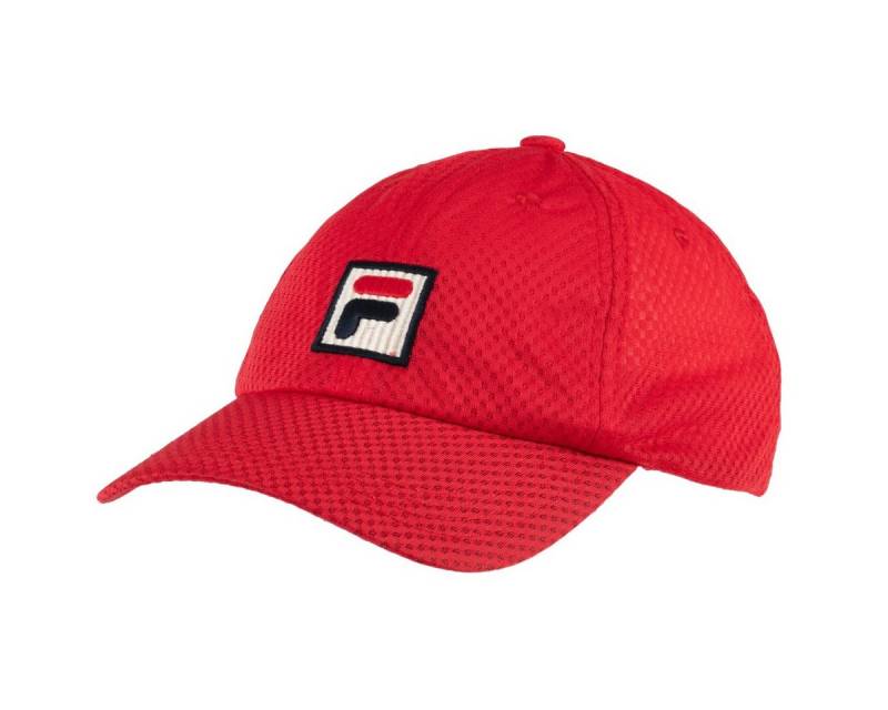 Fila Baseball Cap Tennis Sampau Mesh (100% Polyester) rot - 1 Stück von Fila