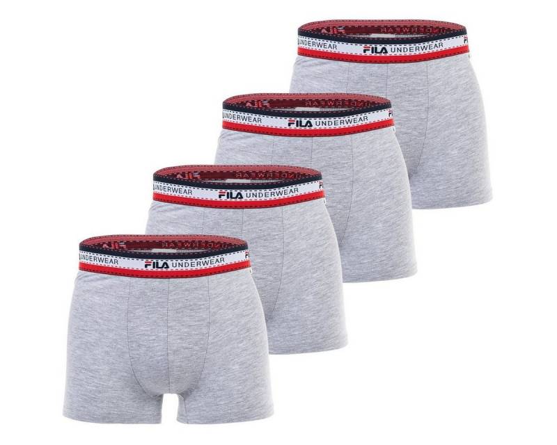 Fila Boxer Herren Boxer Shorts, 4er Pack - Logobund, Cotton von Fila