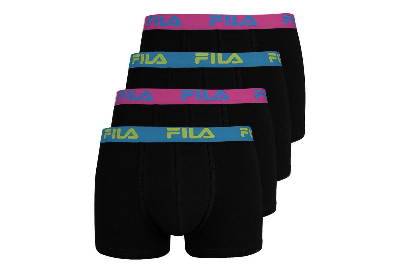 Fila Boxer Man Boxer (4-St., 4er Set) mit Markenschriftzügen auf dem Komfortbund von Fila