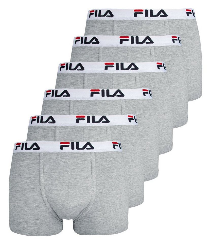 Fila Boxer Man Boxer (6-St., 6er Set) mit Markenschriftzügen auf dem Komfortbund von Fila