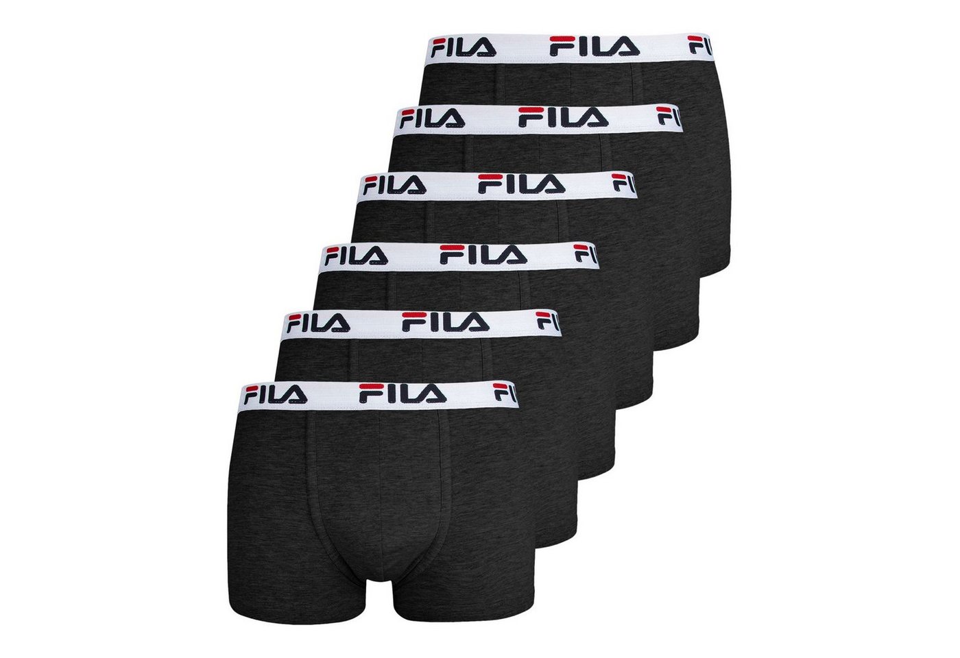 Fila Boxer Man Boxer (6-St., 6er Set) mit Markenschriftzügen auf dem Komfortbund von Fila
