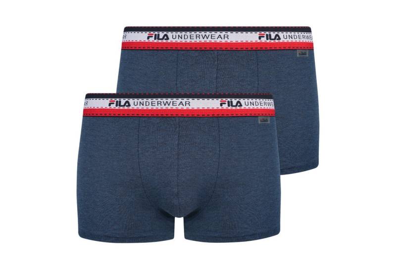 Fila Boxer Underwear Pants (2-St., 2er Pack) mit farbig gestreiftem Komfortbund von Fila