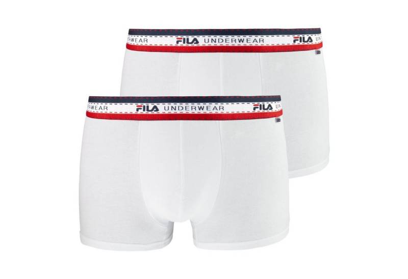 Fila Boxer Underwear Pants (2-St., 2er Pack) mit farbig gestreiftem Komfortbund von Fila