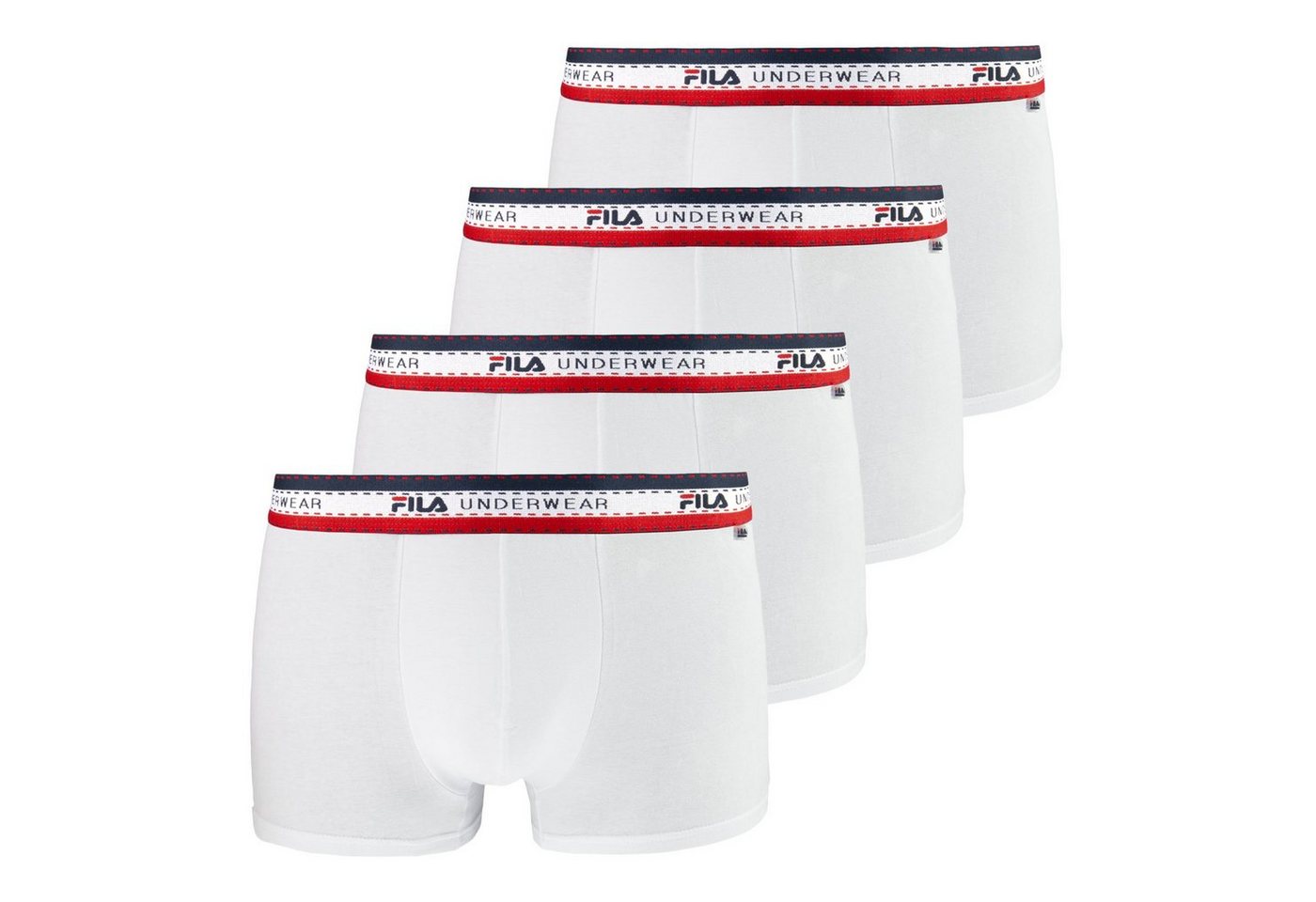 Fila Boxer Underwear Pants (4-St., 4er Pack) mit farbig gestreiftem Komfortbund von Fila